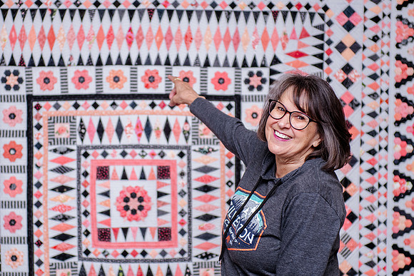 Unveiling Excellence: Margaret Brockbank's Prize-Worthy Quilt