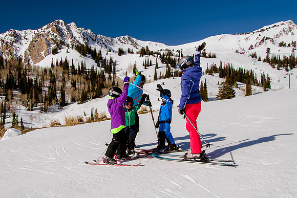 Family Ski at Snowbasin 4-5-17-8444