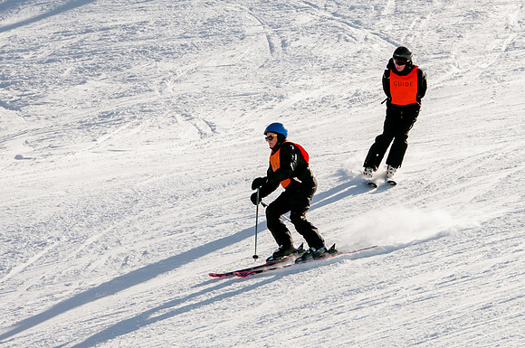 You don't need to see to enjoy making turns