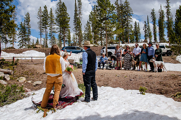 now in June: Megan Collins and Seth Underwood's Mountain Wedding