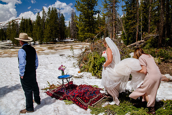 now in June: Megan Collins and Seth Underwood's Mountain Wedding