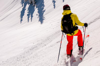Skiing in the deep stuff at Snowbird-9050