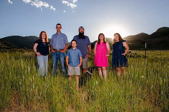 Lund Family Photo Session: Capturing Memories in the West Utah Desert at Sunset