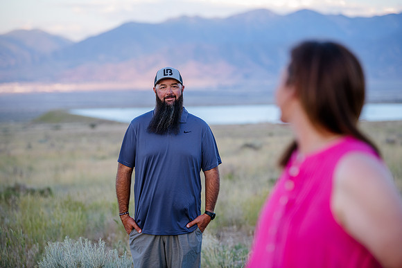Lund Family Photo Session: Capturing Memories in the West Utah Desert at Sunset