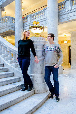 Keith and Leah at the capitol building-8858
