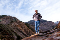 Twin Radiance: Senior Photo Session with Tregan and Trinity Grubb in Big Cottonwood Canyon