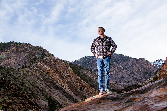 Twin Radiance: Senior Photo Session with Tregan and Trinity Grubb in Big Cottonwood Canyon