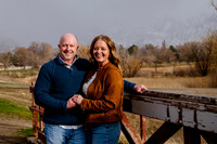A Snowy Moment & First Kiss Revisited: Heather & Chad’s Engagement at Wheeler Farm