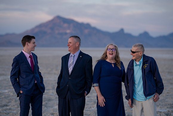 Family Portraits with Rebecca Ory-Hernandez at the Utah Salt Flats