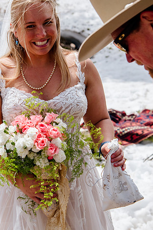 now in June: Megan Collins and Seth Underwood's Mountain Wedding
