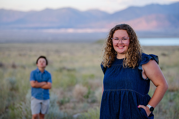 Lund Family Photo Session: Capturing Memories in the West Utah Desert at Sunset