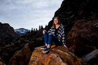 Twin Radiance: Senior Photo Session with Tregan and Trinity Grubb in Big Cottonwood Canyon
