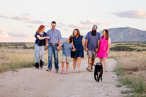 Lund Family Photo Session: Capturing Memories in the West Utah Desert at Sunset