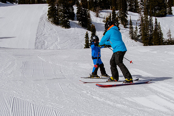 Family Ski at Snowbasin 4-5-17-8745