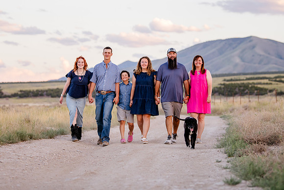 Lund Family Photo Session: Capturing Memories in the West Utah Desert at Sunset