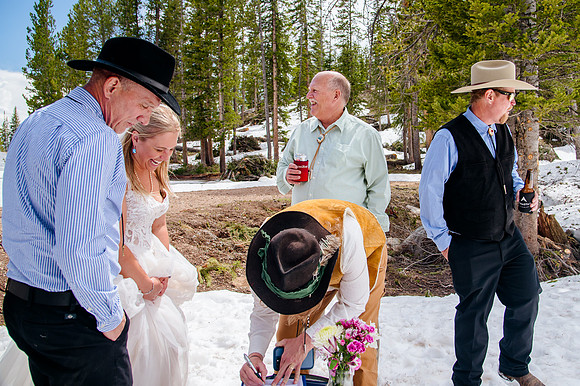 now in June: Megan Collins and Seth Underwood's Mountain Wedding