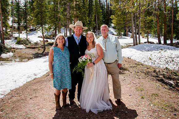 now in June: Megan Collins and Seth Underwood's Mountain Wedding