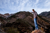 Twin Radiance: Senior Photo Session with Tregan and Trinity Grubb in Big Cottonwood Canyon