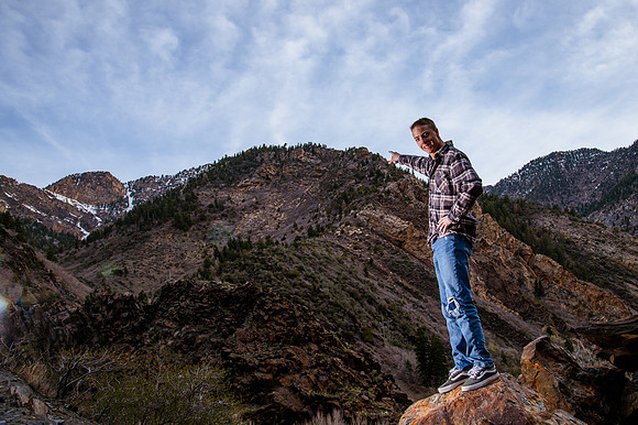 Twin Radiance: Senior Photo Session with Tregan and Trinity Grubb in Big Cottonwood Canyon