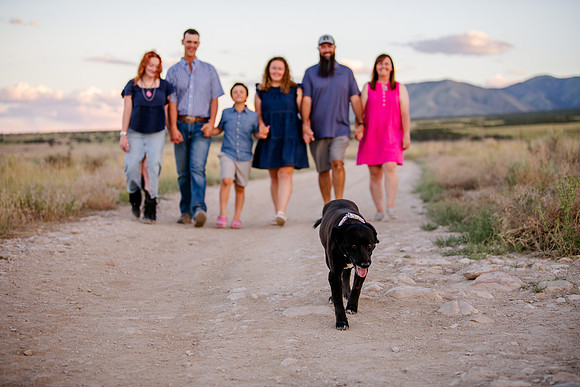 Lund Family Photo Session: Capturing Memories in the West Utah Desert at Sunset