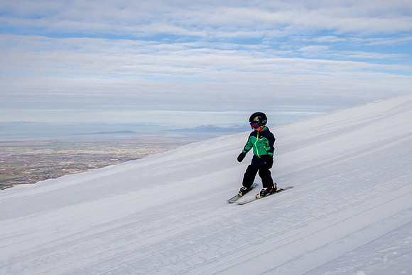 Family Ski at Snowbasin 4-5-17-7686