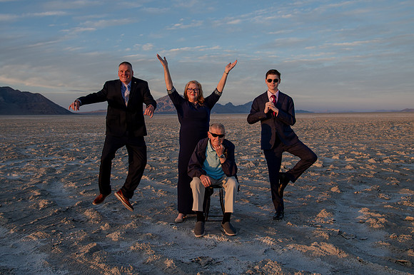Family Portraits with Rebecca Ory-Hernandez at the Utah Salt Flats