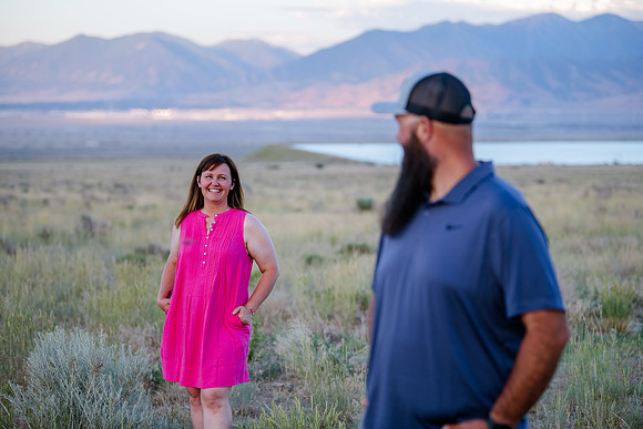 Lund Family Photo Session: Capturing Memories in the West Utah Desert at Sunset