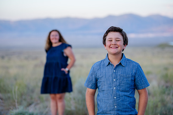 Lund Family Photo Session: Capturing Memories in the West Utah Desert at Sunset
