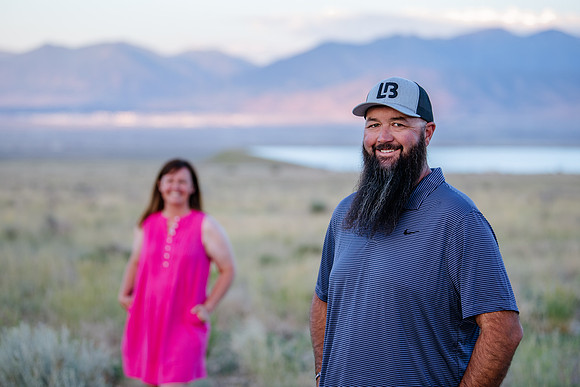 Lund Family Photo Session: Capturing Memories in the West Utah Desert at Sunset