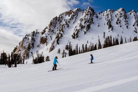 Family Ski at Snowbasin 4-5-17-8165