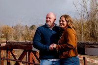 A Snowy Moment & First Kiss Revisited: Heather & Chad’s Engagement at Wheeler Farm