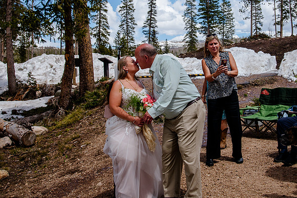 now in June: Megan Collins and Seth Underwood's Mountain Wedding