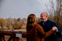 A Snowy Moment & First Kiss Revisited: Heather & Chad’s Engagement at Wheeler Farm