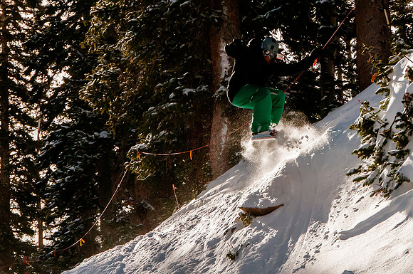 Airing out on a freeride