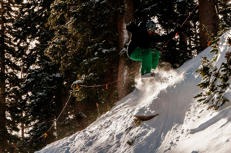 Airing out on a freeride