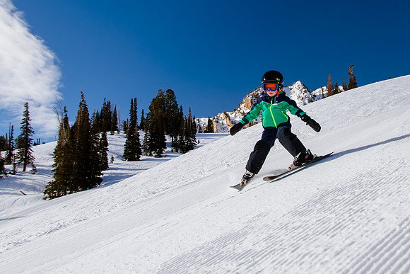 Family Ski at Snowbasin 4-5-17-8365