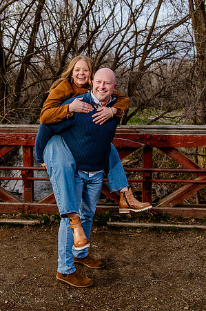 A Snowy Moment & First Kiss Revisited: Heather & Chad’s Engagement at Wheeler Farm