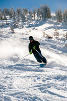 Skiing in the deep stuff at Snowbird-9084