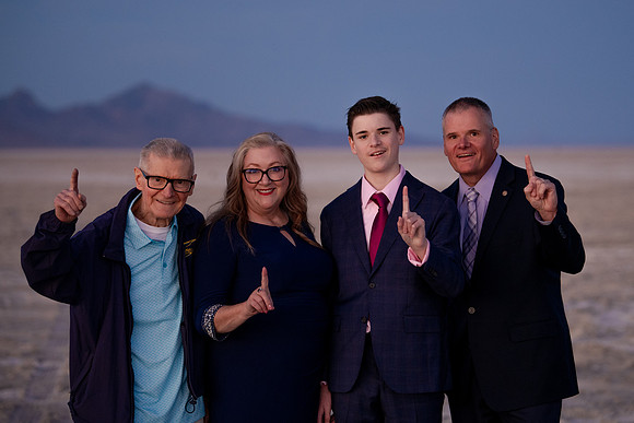 Family Portraits with Rebecca Ory-Hernandez at the Utah Salt Flats