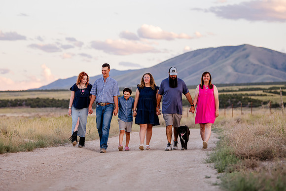 Lund Family Photo Session: Capturing Memories in the West Utah Desert at Sunset
