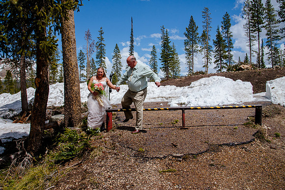 now in June: Megan Collins and Seth Underwood's Mountain Wedding