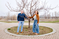 A Snowy Moment & First Kiss Revisited: Heather & Chad’s Engagement at Wheeler Farm