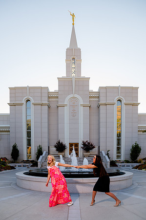 Missionary Photoshoot: Isabelle Petersen at Bountiful Temple