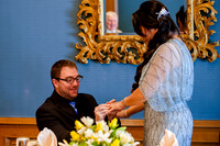 Wedding proposal at Grand America