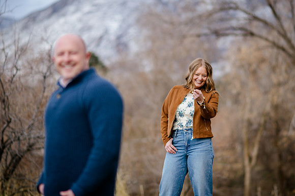 A Snowy Moment & First Kiss Revisited: Heather & Chad’s Engagement at Wheeler Farm