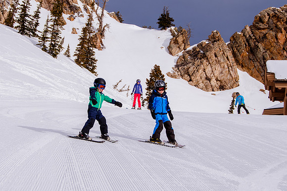 Family Ski at Snowbasin 4-5-17-6817