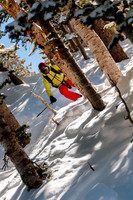 Skiing in the deep stuff at Snowbird-9121