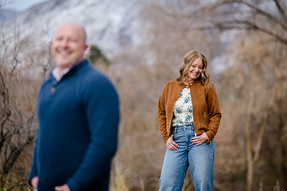 A Snowy Moment & First Kiss Revisited: Heather & Chad’s Engagement at Wheeler Farm
