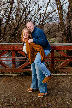 A Snowy Moment & First Kiss Revisited: Heather & Chad’s Engagement at Wheeler Farm