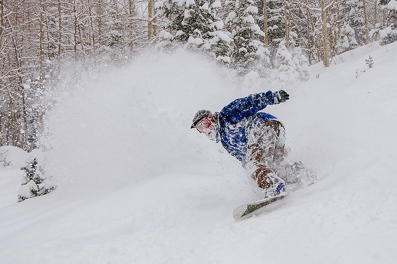 Face Shot in the Pow